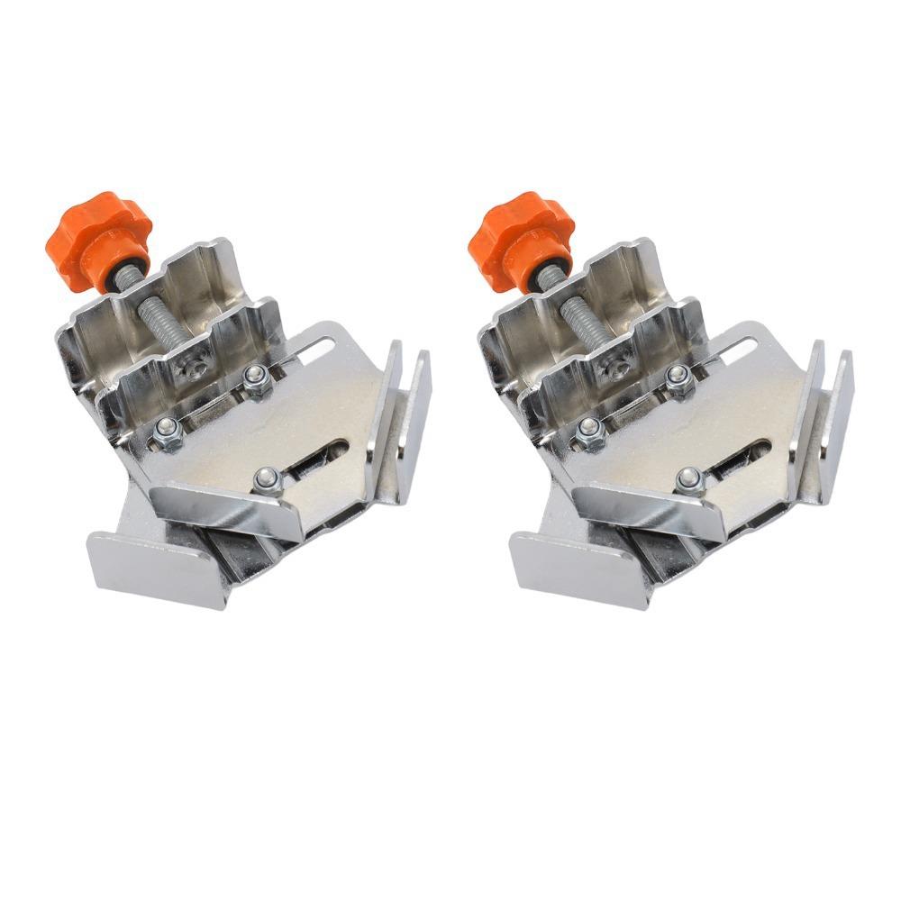 2pcs Stainless Steel Right Angle Clamp Open Style Miter Joint Clamp Durable Corner Clamp Carpenter