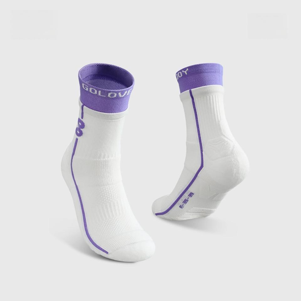 Gobygo Sommersportsocken Schweißabsorbierend Atmungsaktiv Stoßdämpfend Rutschfest Socken Outdoor Radfahren Basketball Tennis Socken