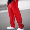 New Men's Casual Trousers: Loose-fit, Straight-leg, Button-down, Two-tone Sports Trousers – Stylish
