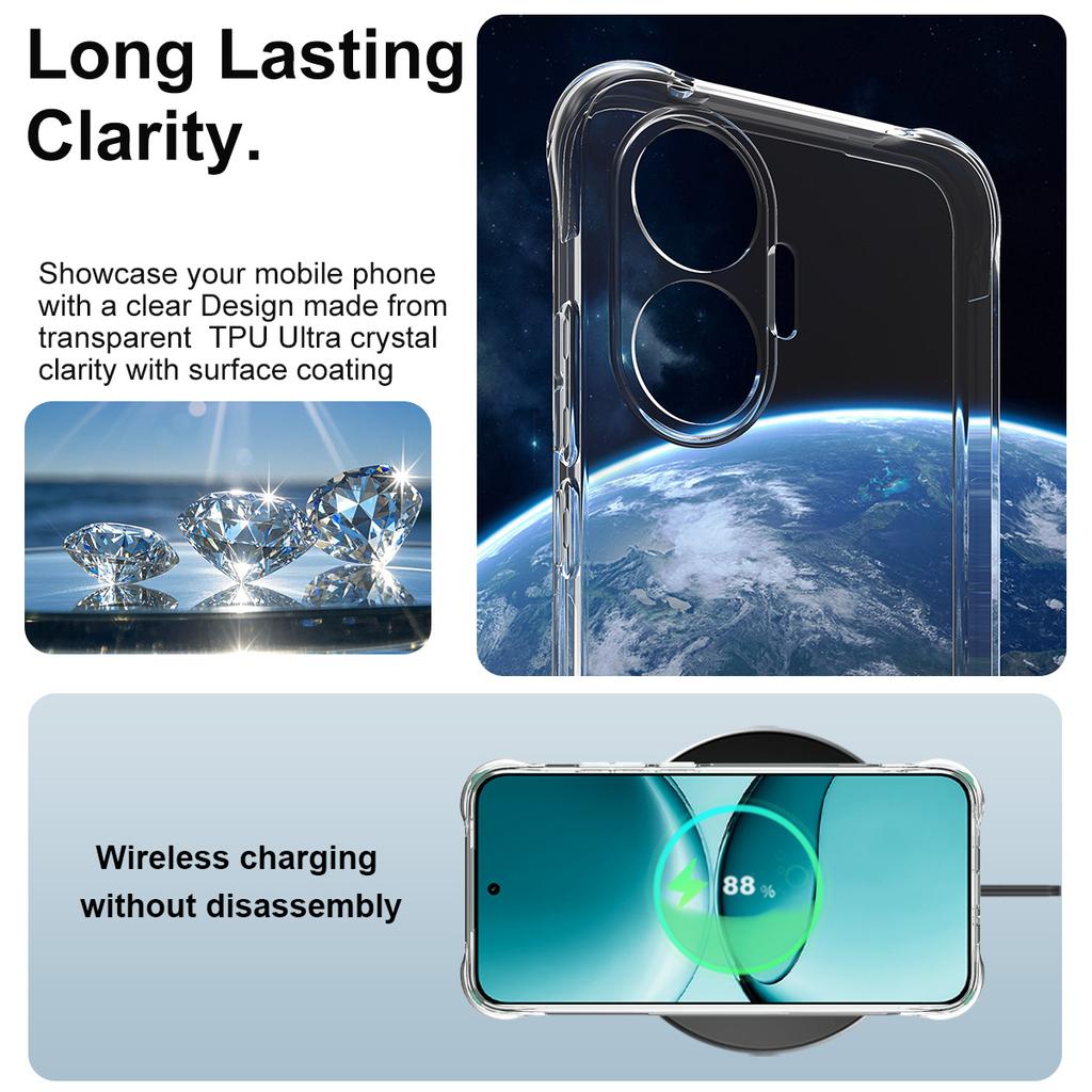 For Redmi Turbo 4 Pro 5G Phone Case IMAK Shock-resistant Soft Case