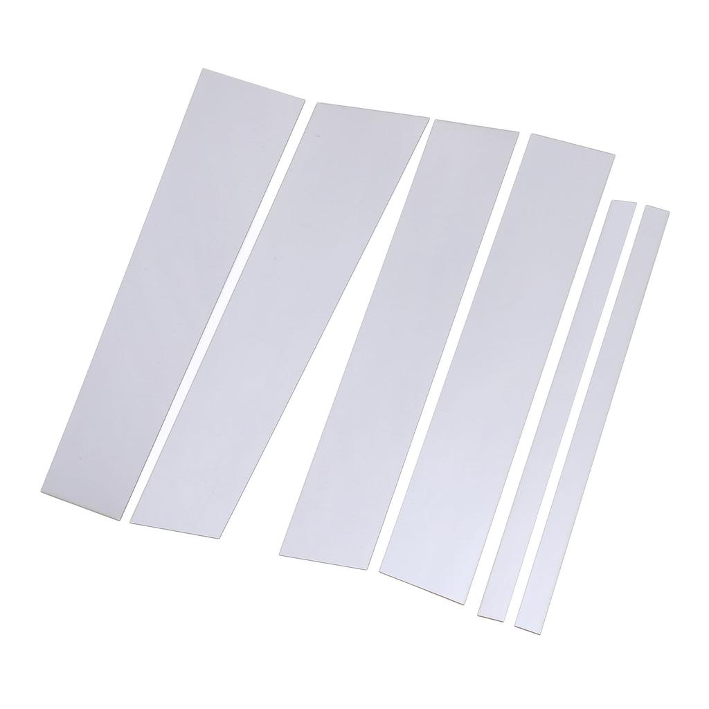 6Pcs Pillar Post Cover Trim Mirrored Finish Weather Resistant Easy Installation Pillar Post Trim for   2004 to 2015