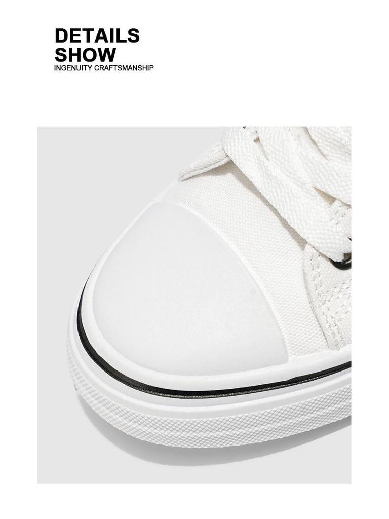 2025 Men's Breathable Versatile Canvas Sneakers - Trendy Summer Low-Top Casual Shoes for Youth