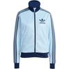 adidas Originals Beckenbauer Track Top Loose Long Sleeved Jacket with Three Stripes Featuring Available for Unisex Light Blue Color JC5805