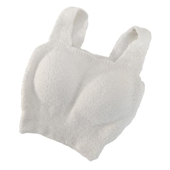 

Жіноча зимова жилетка з вбудованими нагрудними накладками Без сталевих кілець Товста Тепла L бежевий