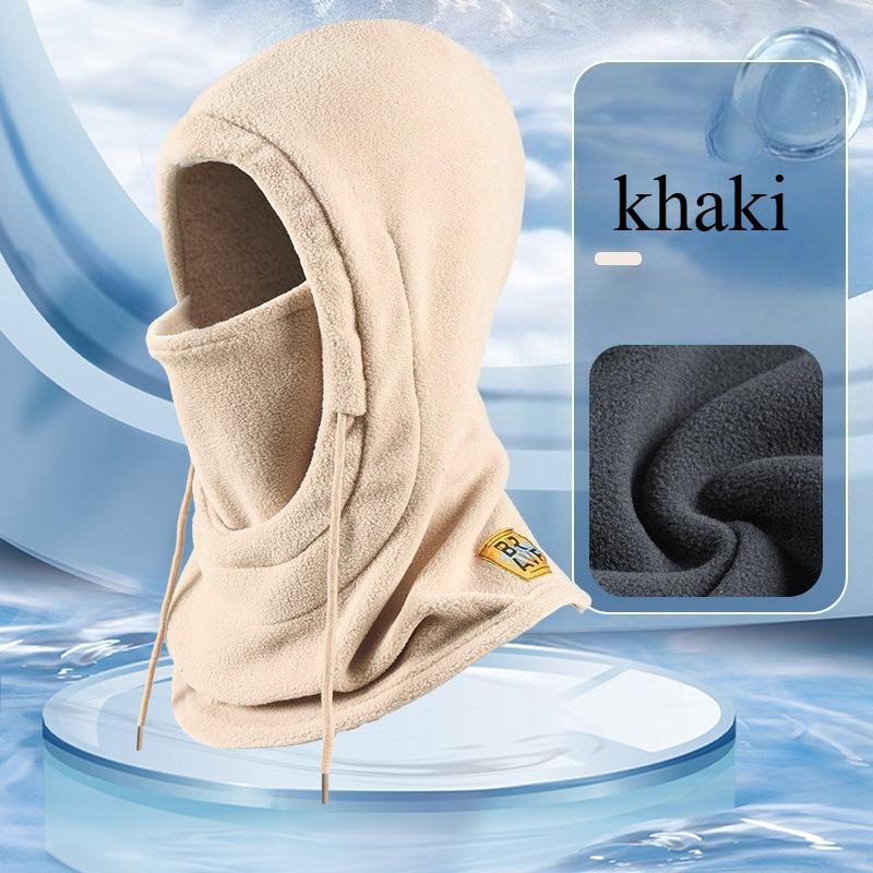 

Hooded Hat Winter Warm Windproof Polar Fleece Neck Warmer Thickened Men Women Outdoor Sports Head Cover Ski Cycling Neck Cover