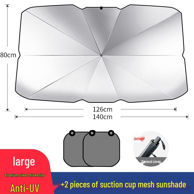 Car Windshield Sunshade - Heat Protection & Insulation