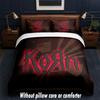 Set Biancheria da Letto Korn Design 1 Copripiumino + 2 Federe Morbido Traspirante Biancheria da Letto per la Casa