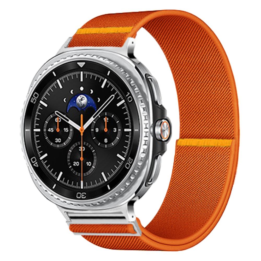 Nylon Watch Band for Samsung Galaxy Watch8 44mm/40mm/Watch8 Classic 46mm Adjustable Elastic Replacement Strap