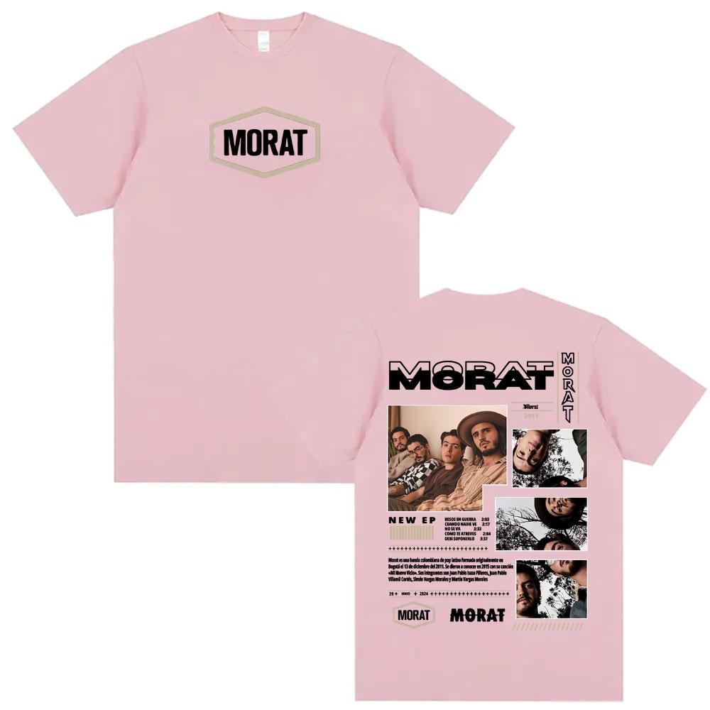 Rock Band Morat Album 2025 Tour Merch Tshirts for Unisex Women Vintage Hip Hop Pop Music Tshirt Oversized Comfort Cotton T Shirts