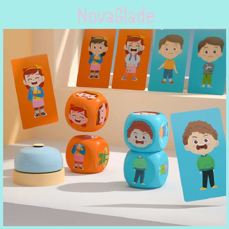 Wooden Cross Dressing Face Changing Game Building Blocks Children Puzzle Toys For Kids Educational Family Interactive Creative Playroom Decor