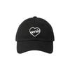 EMIS HEART BALL CAP-BLACK/WHITE