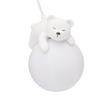 Bear Moon Pendant Lamp 3D Moon Pendent Light Ceiling Hanging Lamp for Bedroom Children Room