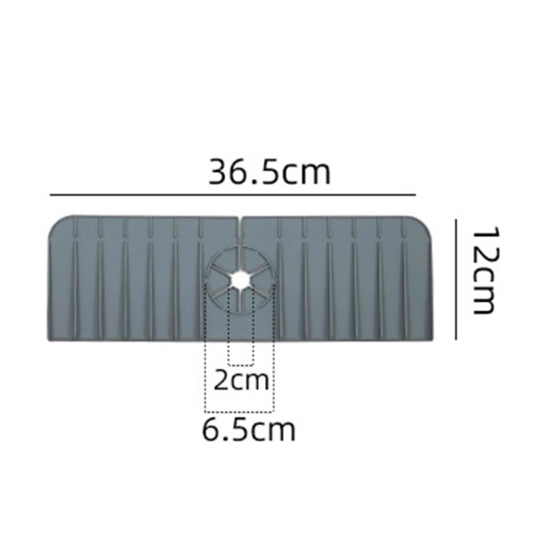 Silicone Drain Pad Multifunctional Sink Faucet Kitchen Drain Pad Thickened 37cm Splash Proof Pad