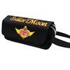 Cute Anime Sailor Moon Pencil Case Large Capacity Double Zipper Flip Pen Pouch Students