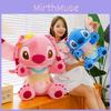 Stitch und Angel Hawaiianischer Stil Plüschpuppenkissen Kinderspielzeug für Kinder Geburtstagsgeschenk