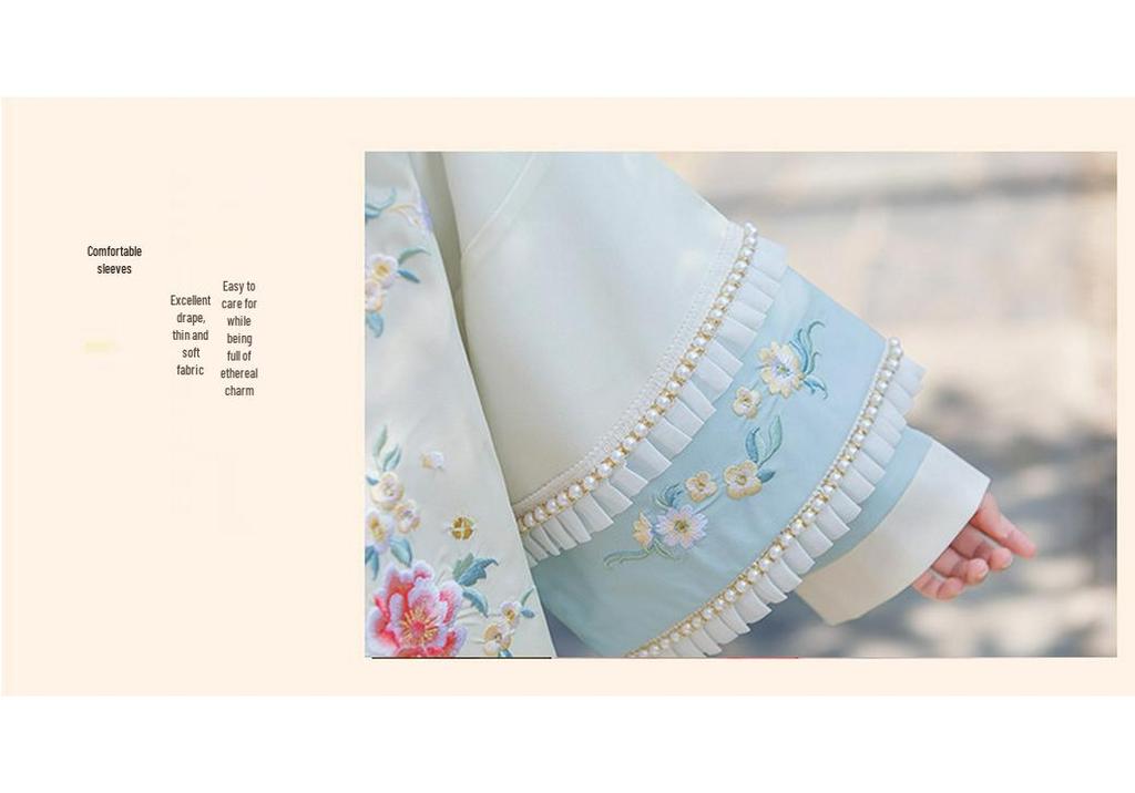 2024 Spring/Autumn Toddler Hanfu: Tang Dynasty Fairy Ma Mian Skirt