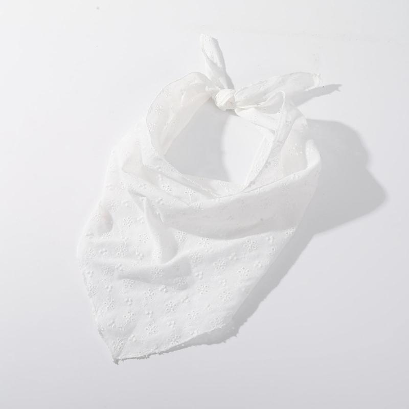 Adjustable Lace Flower Headscarf Bandana Hairband For Women Breathable Hair Accessory Summer Vacation Headpiece