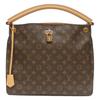 Louis Vuitton 2016 M41621 Monogram Gaia One Shoulder Shoulder Bag BrownUsed