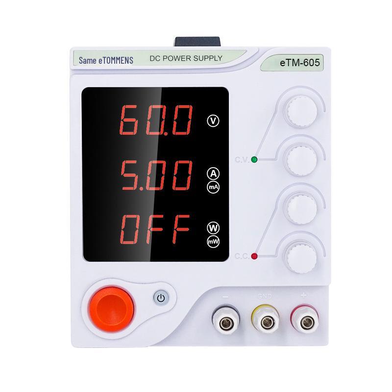 Adjustable DC Power Supply with Digital Display, Smart Temperature Control – Ideal for Electroplating, Repair, Testing, Charging, and Experiments