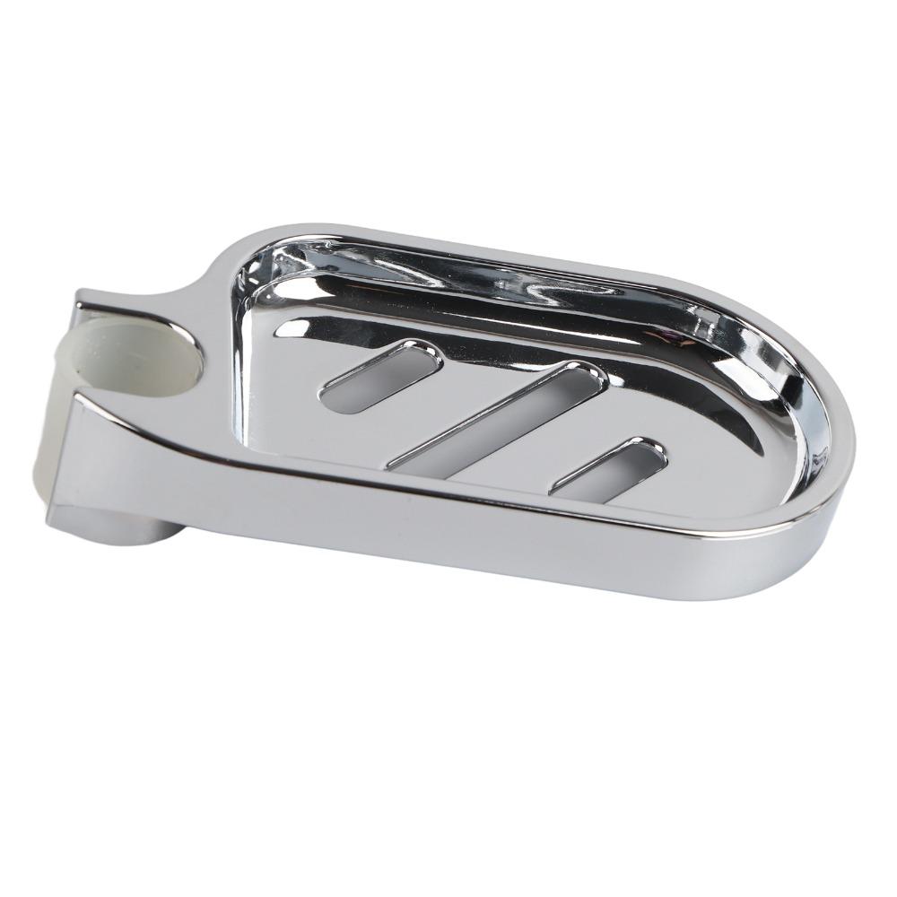 

Clip-on Design Soap Holder ABS Shower Rod Soap Dish Soap Dish Bathroom Shower Kitchen Sink