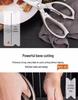 German-Style Multi-Functional Kitchen Shears: Strong Stainless Steel Scissors for Cutting Chicken Bones and Gutting Fish