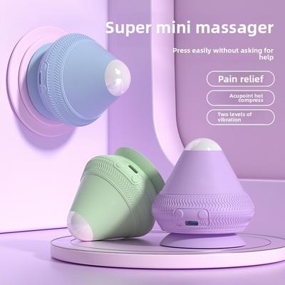 Multi-Function Percussion Massager - Electric Deep Tissue Relief Ball with Heat/Vibration for Back/Feet (Home & Gym Use)