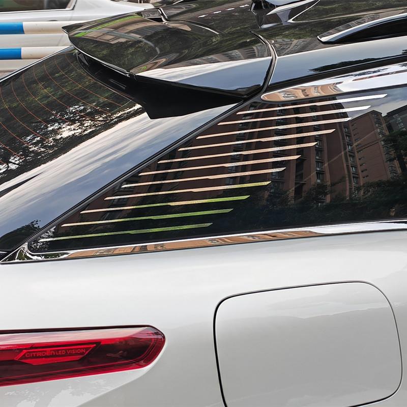For Citroen C5X    Rear Window Car Decal Modification Special Elevated Allotment Side Window Glass Decorative Film