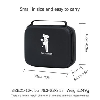 PU Storage Bag for DJI Osmo Mobile 8 Portable Carrying Box Case Handbag for DJI OM 8 Handheld Gimbal Stabilizer Box Accessories