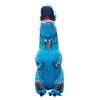 Rruonshully Halloween Dinosaurier Dinosaurier-Reiter Tyrannosaurus Leichtes Monsterkostüm für Spaß Tier Blau Kigurumi, Kostüm, Braun, Rex, Aufblasbar,