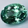 Natural Bluish Green Sapphire Loose Gemstone 12.20 ct Oval Shape September Birthday Birthstone