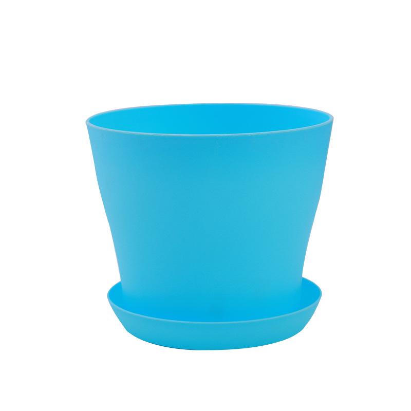 Large Resin Flower Pot for Balcony - Ideal for Roses, Chlorophytum, Succulents, and More