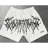 Street Hip Hop Free Muse Printed Shorts American Casual Loose Sports Pants Men's and Women's Same Trend