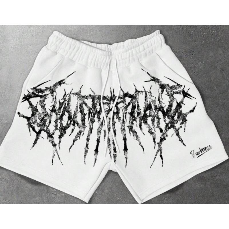 Street Hip Hop Free Muse Printed Shorts American Casual Loose Sports Pants Men's and Women's Same Trend