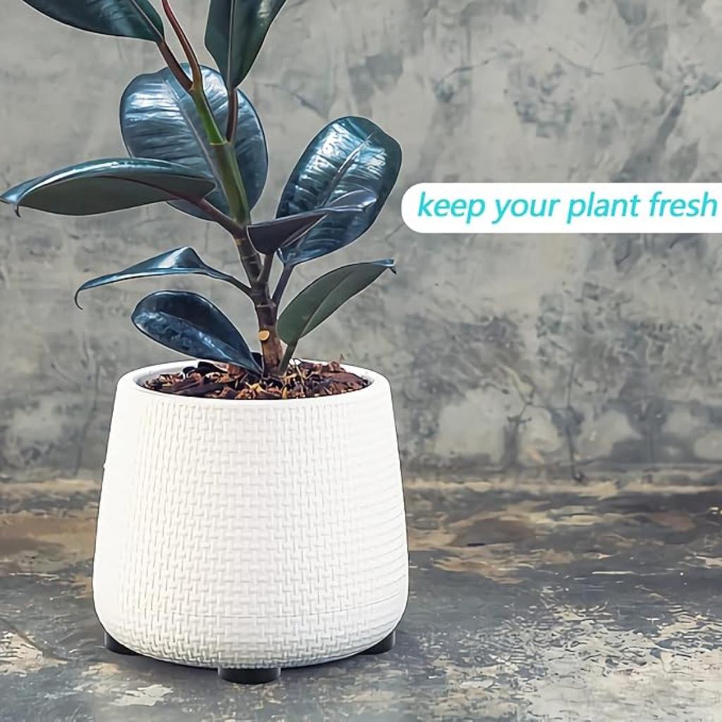 12PCS Invisible Pot Feet with Enhanced Nonslip Gardening Pot Feet Pads Indoor Outdoor Prevent Slips and Spills, Non-Abrasive Easy To Use and Clean