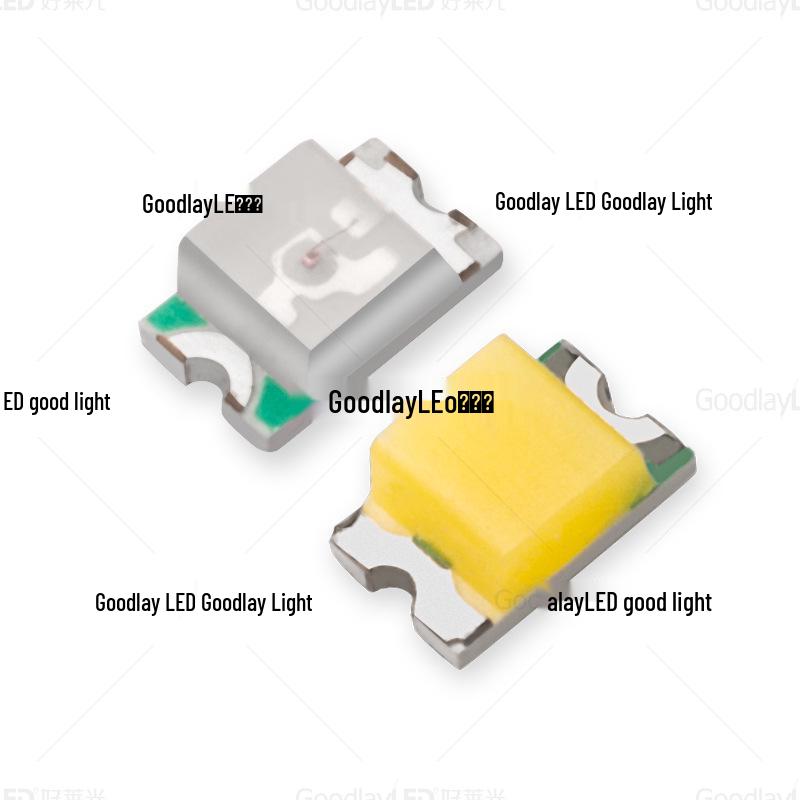 0805 SMD LED Diode Assortment: Red, Blue, Green, White, Orange, Yellow, Pink, Purple Beads.