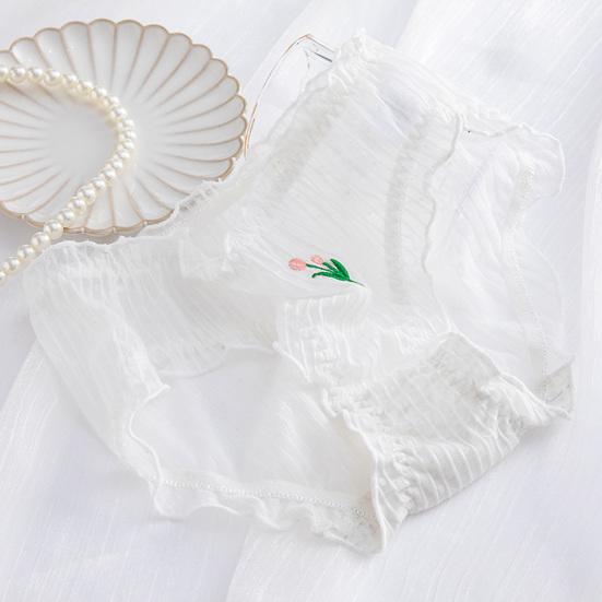 Stylové Dámské Kalhotky Tulipány Vnitřní Nošení Super měkké Kalhotky Kalhotky Dámské Oblečení