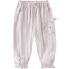 DAVE & BELLA Girls' Mosquito-Repellent Pants, Children's Trousers, Summer Wear, Baby Long Pants, Infant Summer Clothing, Girls' Outfit