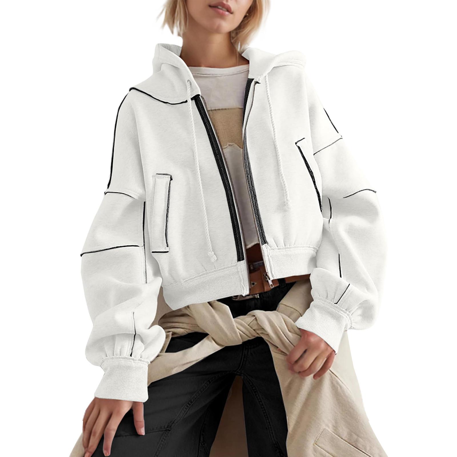 Женская негабаритная толстовка с длинным рукавом — фото 4