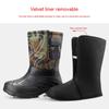Autumn and Winter Dual-use Thickened Large Men's Waterproof Outdoor Snow Boots Medium Pile Cotton Boots