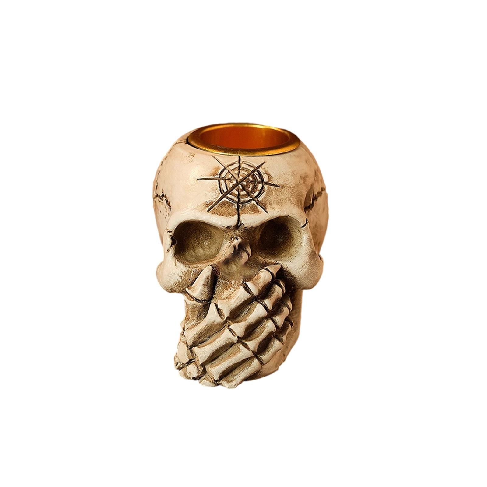 

Не слушай, не смотри, не говори. Смоляные подсвечники, украшения для создания атмосферы Хэллоуина One Size