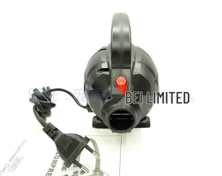 600W Compact Electric Air Pump for Inflatable Boats, Rafts, Tents, and More