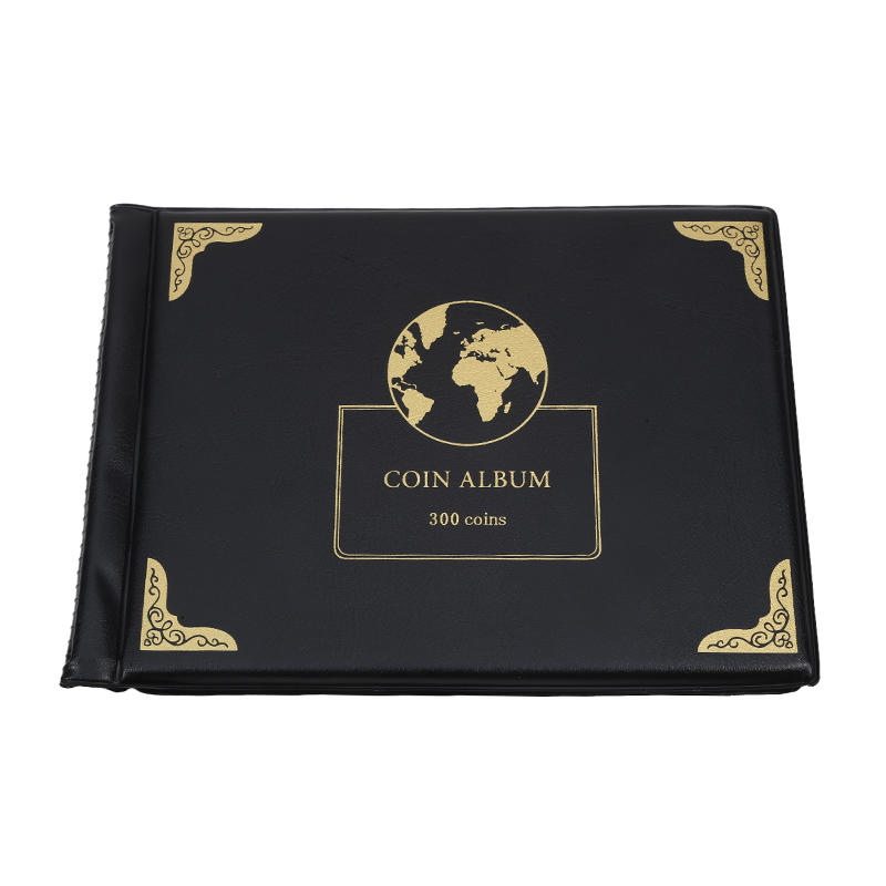 Coin Collection Supplies Holder Book for Collectors, 300 Bags Coin Collector Organizer Storage Box Case Album for 20/25/27