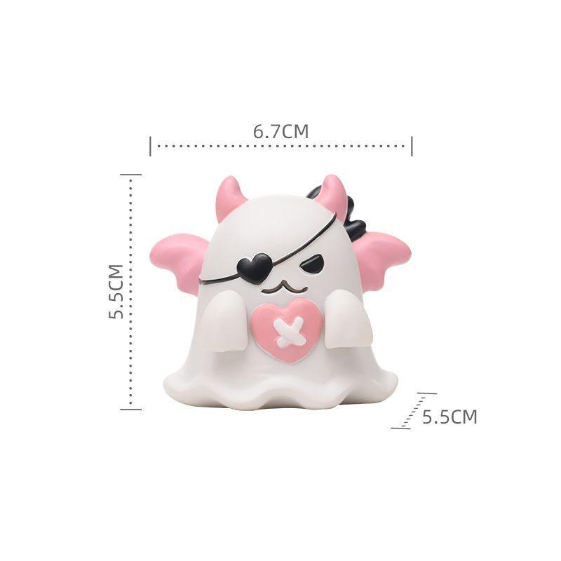 Christmas Cute Ghost Ornament Creative Desktop Decoration Emotional Stability Artifact April Fool's Day Gift for Friends