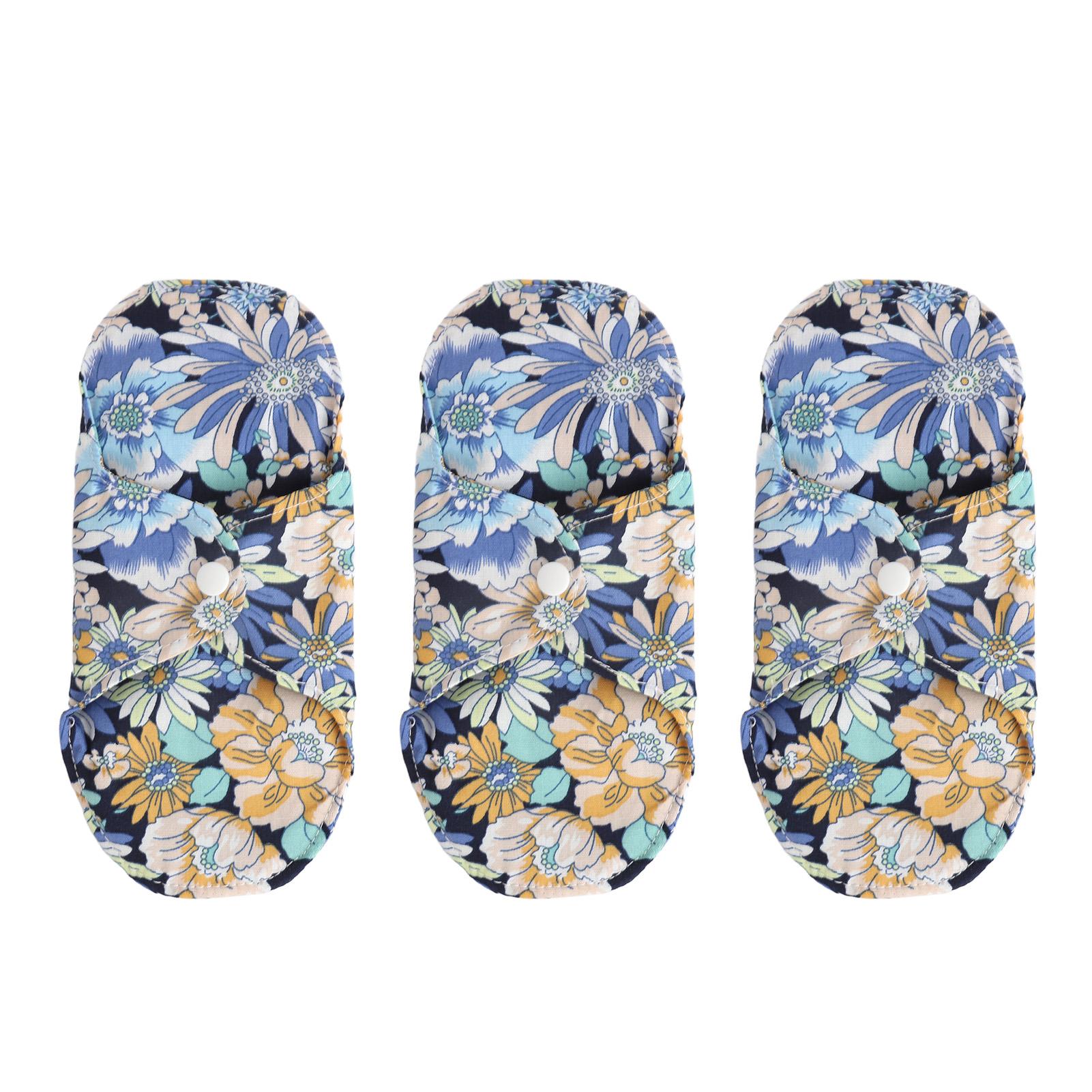 

Многоразовые моющиеся женские прокладки, непротекаемые, с высокой впитываемостью, дышащие, хлопковые менструальные прокладки, 3 шт. MSH007