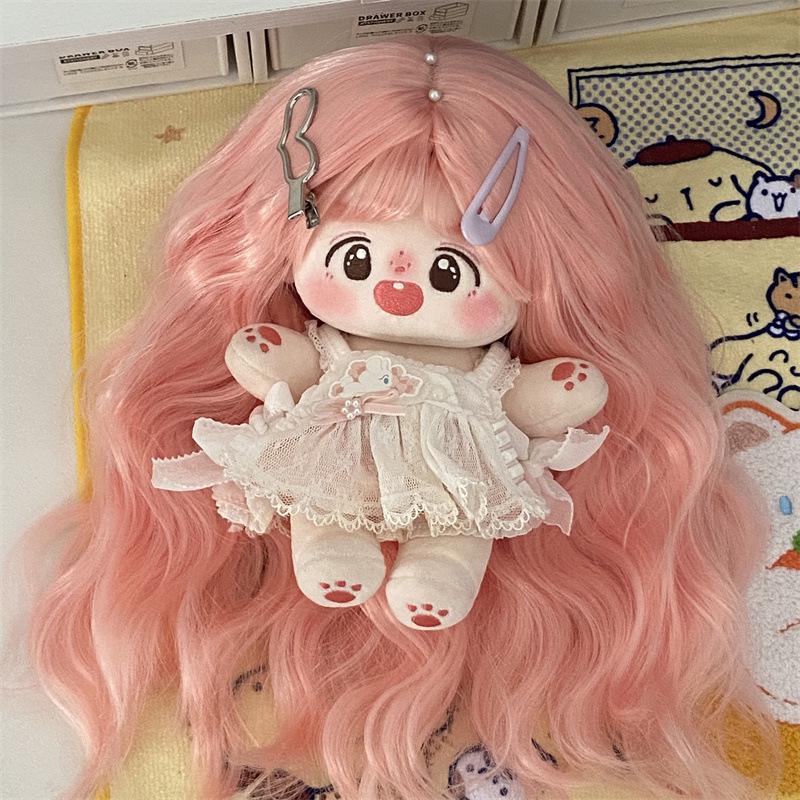 20CM Cotton Doll Wig for Male and Female Dolls - Headgear and Hair