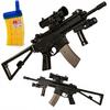 Rifle de Francotirador Automático para Bolas Airsoft Láser Mira Linterna Correa