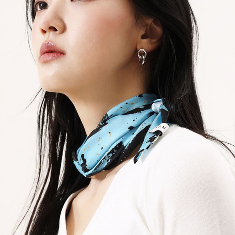 ONSZ Dog Walking silk scarf