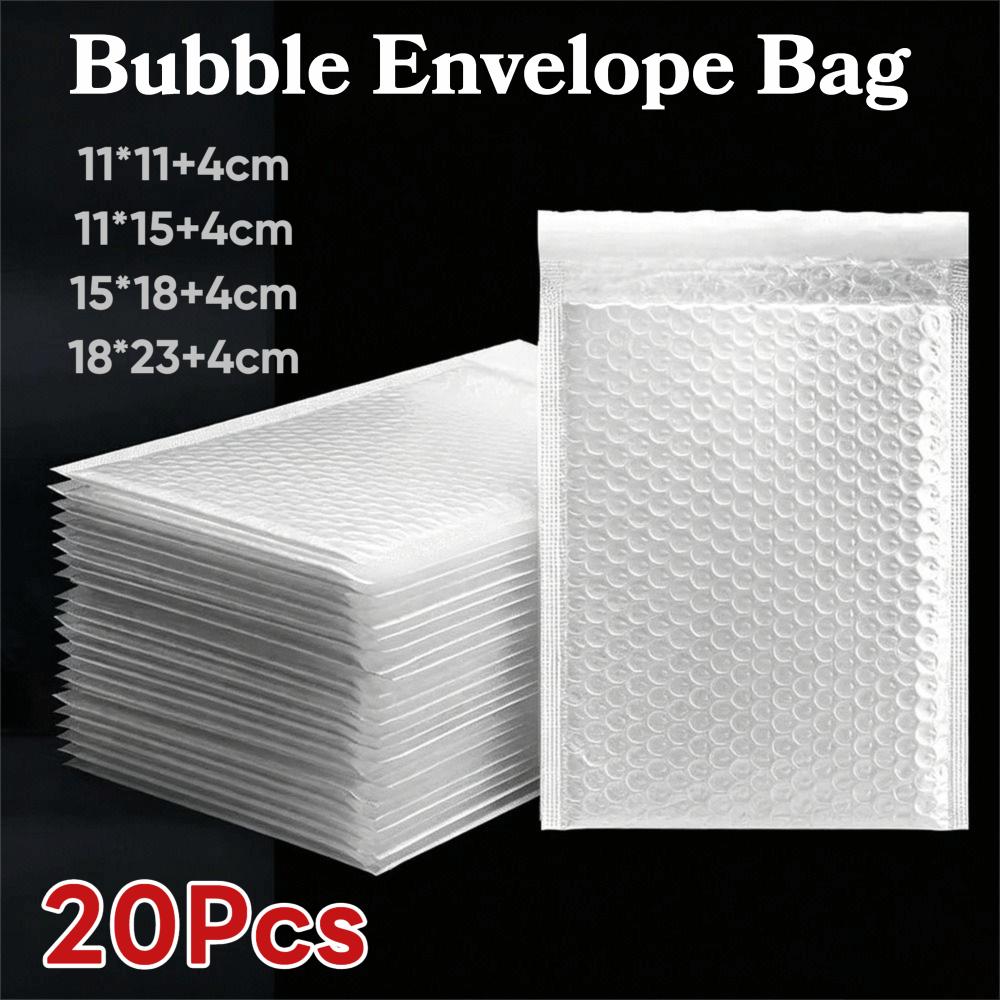 20Pcs Bubble Padding Foam Envelope Bags Soft Padded Shipping Envelopes  Shipping Packaging