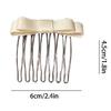 Sweet Bowknot Hair Comb Girl Hair Styling Hair Bows Antislip Women Hair Decors