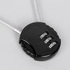 ANSAIRUI 3-Digit Combination Cable Lock, 75cm Coated Steel Wire Padlock for Suitcase, Travel, Helmet, Office, and School